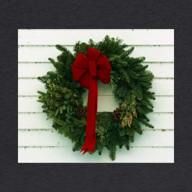 Christmas Wreath by Rob Johnson Photography